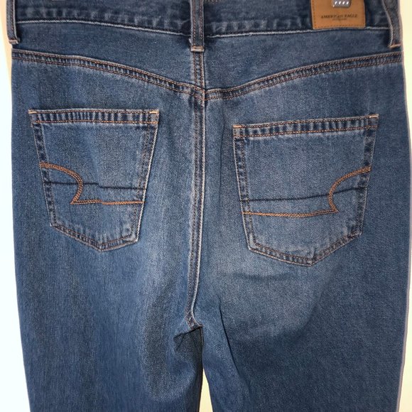 American Eagle high rise Mom jeans sz 8 Reg NWOT - Picture 8 of 9